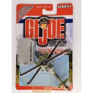 Maisto GI Joe MH-60K‎ Night Hawk Die Cast Helicopter Green-NEW Series 1